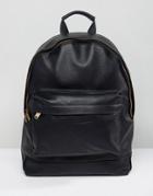 Mi-pac Tumbled Backpack In Black - Black