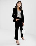 In Wear Tari Velvet Wide Leg Pants - Black