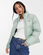 Dickies Atlanta Puffer Jacket In Light Blue-blues