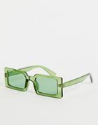 Svnx Square Green Sunglasses