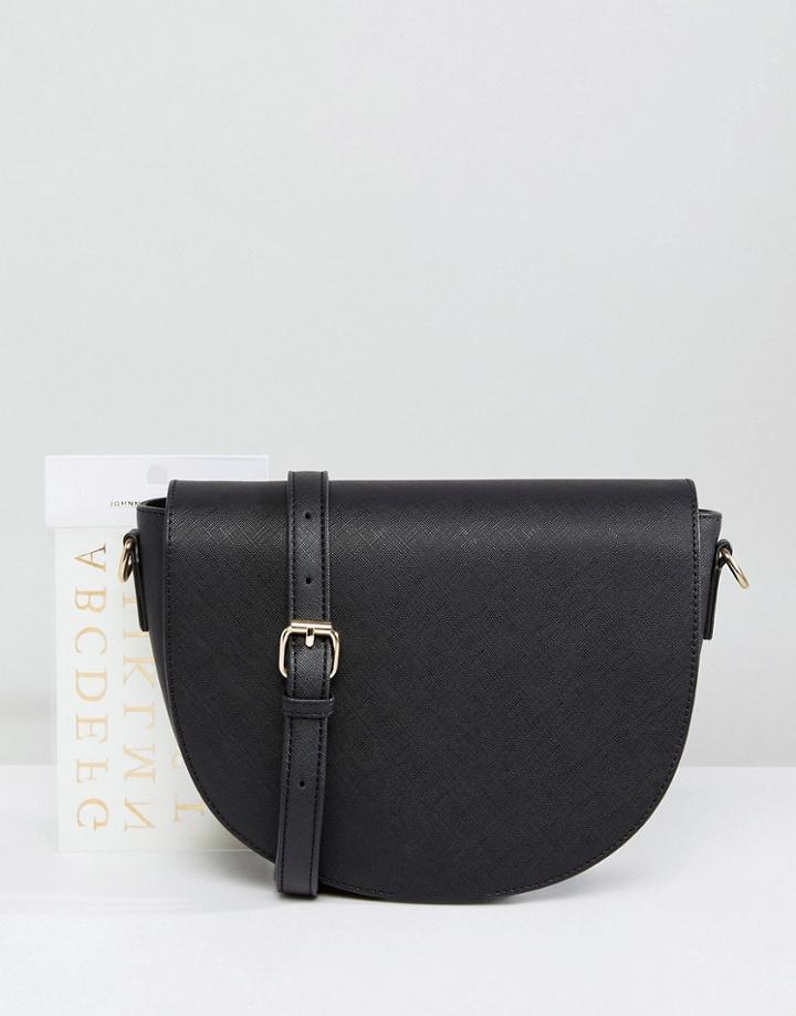 Johnny Loves Rosie Monogramme Saddle Bag - Black