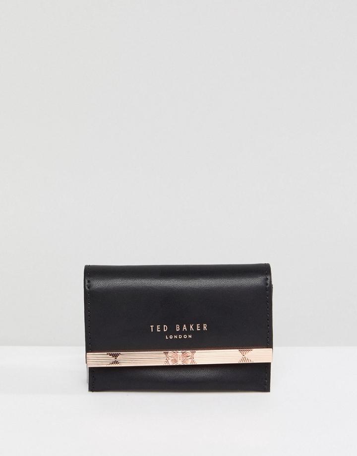 Ted Baker Leather Consortina Card Purse - Gray
