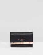 Ted Baker Leather Consortina Card Purse - Gray