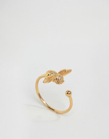 Olivia Burton Gold Molded Bee Ring - Gold