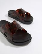 Melissa Flatform Sandals-black