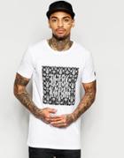 Black Kaviar Longline T-shirt - White