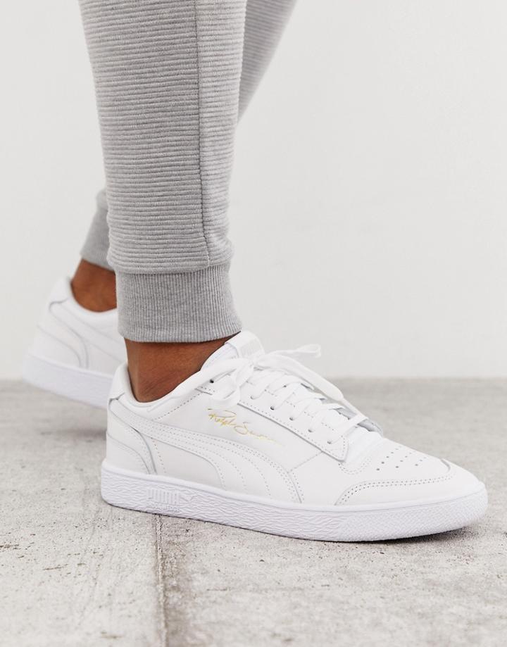 Puma Ralph Sampson Lo Sneakers In Triple White - White