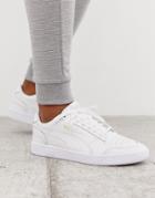 Puma Ralph Sampson Lo Sneakers In Triple White - White