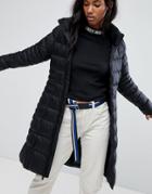 The North Face Padded Parka In Black - Black