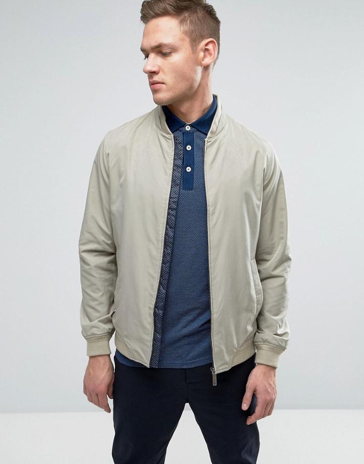 Ted Baker Bomber - Stone