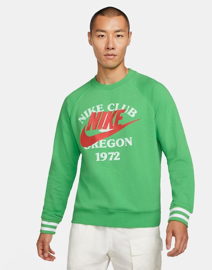 Nike Trend Pack Crew Neck Sweat In Green