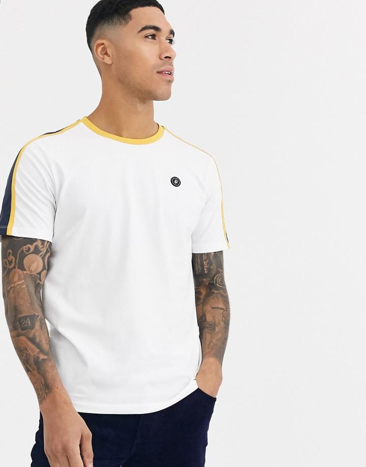 Jack & Jones Originals Cut And Sew T-shirt In White