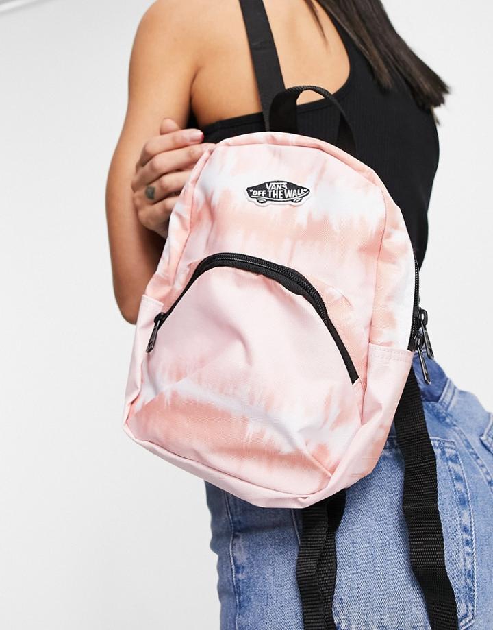 Vans Got This Tie Dye Mini Backpack In Pink