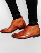 Base London Henry Leather Chukka Boots - Tan