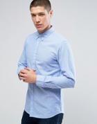 Jack & Jones Premium Slim Linen Shirt - Blue