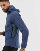 Asos 4505 Running Jacket In Slate Blue