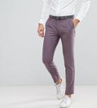 Noak Skinny Suit Pants - Purple