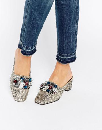 Asos Something Good Embellished Heels - Multi