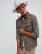Brixton Nevada Shirt In Relaxed Fit - Green