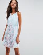 Lavand Floral Strappy Shoulder Dress - Multi