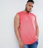 Replika Plus Size Tank In Washed Peach - Orange