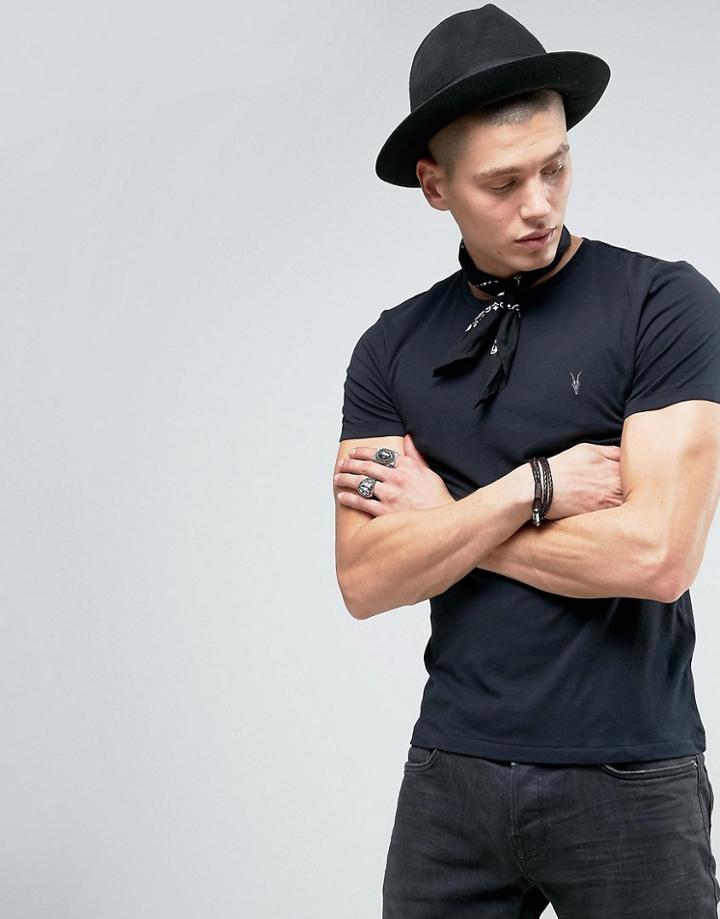 Allsaints T-shirt With Logo - Black
