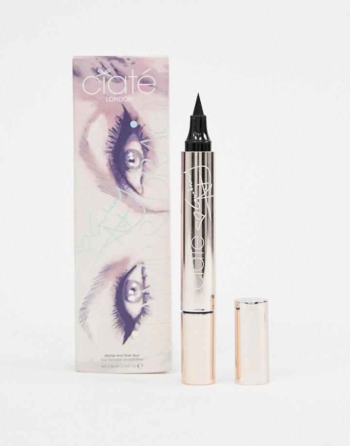 Ciate X Courtney Act Stamp And Drag Eyeliner - Black - Black