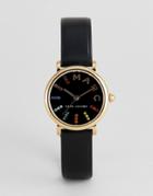 Marc Jacobs Mj1592 Roxy Ladies Black Leather Watch - Black