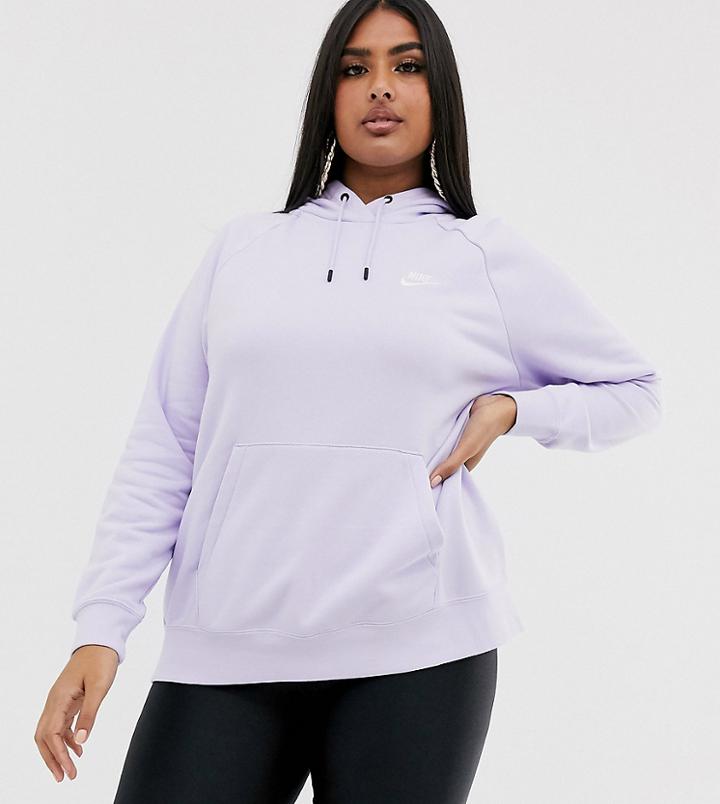 Nike Plus Lilac Essentials Hoodie