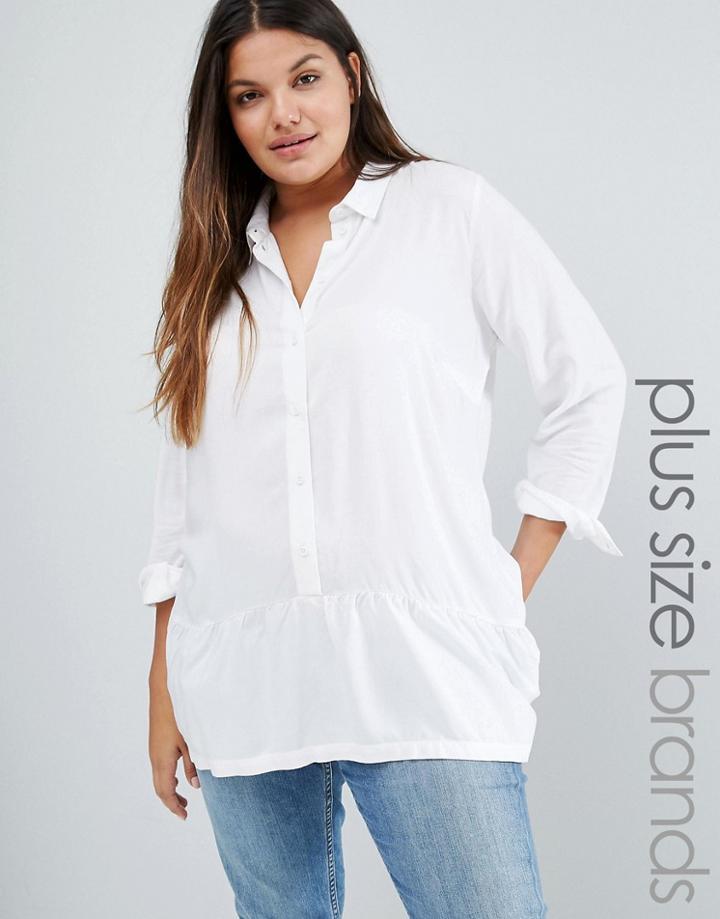 Junarose Ruffle Hem Shirt - Multi