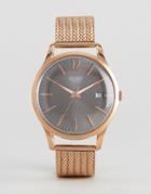 Henry London Finchley Mesh Watch In Gold - Gold