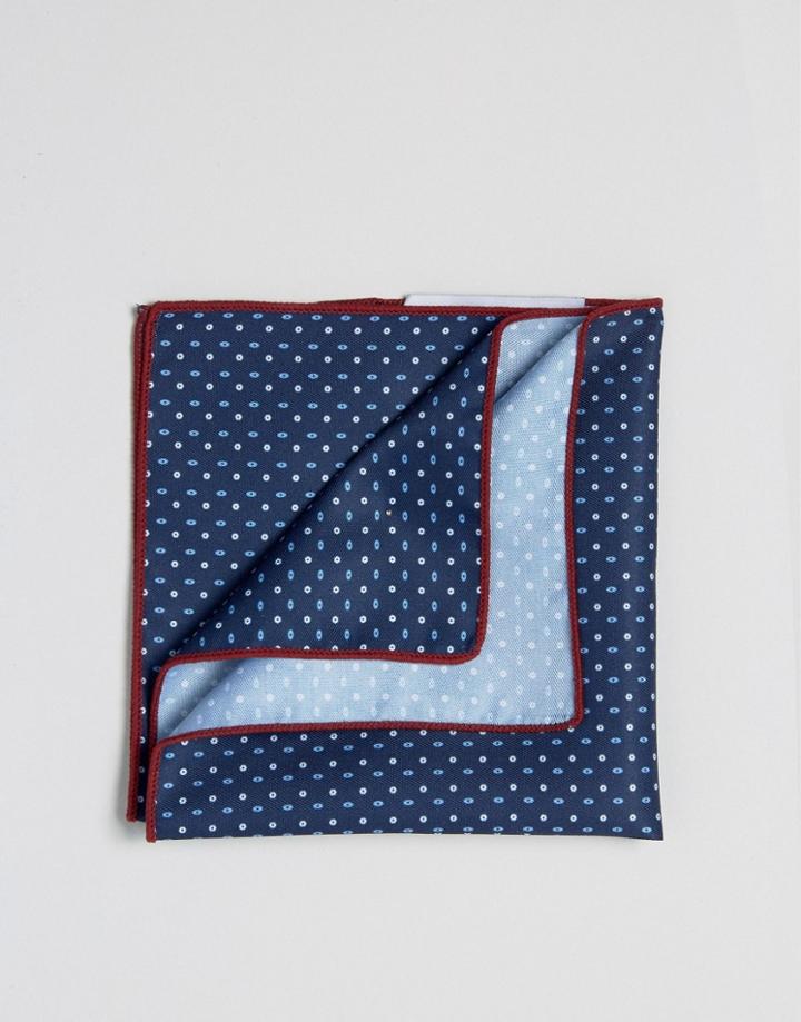 Selected Homme Pocket Square - Navy