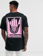New Look Oversized T-shirt With Horizons Back Print In Black