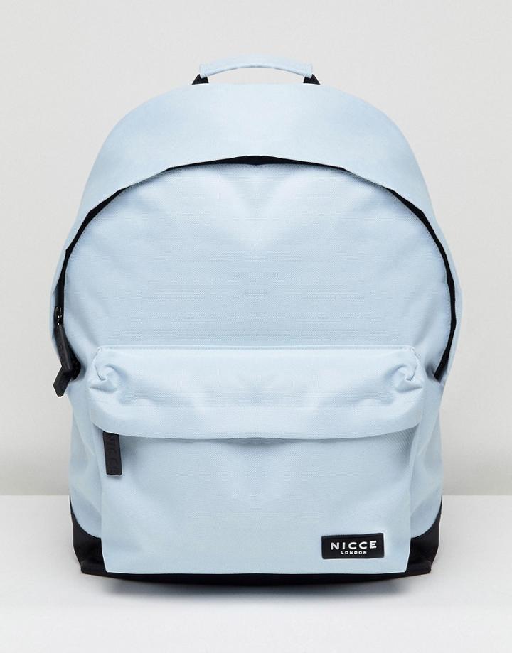 Nicce London Backpack In Light Blue - Blue