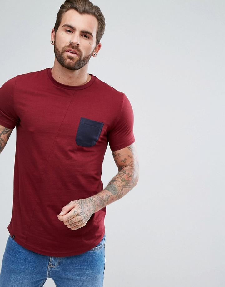 Le Breve Pocket T-shirt - Red