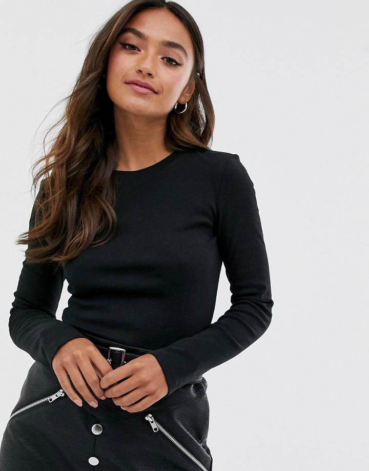 Brave Soul Lume Jersey Long Sleeve Top