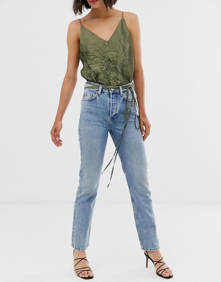 & Other Stories Slim Leg Jeans In Blue - Blue