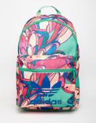 Adidas Originals X Farm Banana Print Backpack - Multicolour