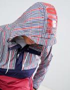 Kidda By Christopher Shannon Overhead Jacket In Red Check - Red