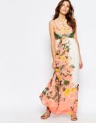 Vila Floral Bloom Maxi Dress - Multi