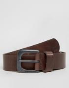 G-star Zed Leather Belt In Brown - Brown