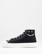 Ps Paul Smith Happy High Top Sneakers In Black