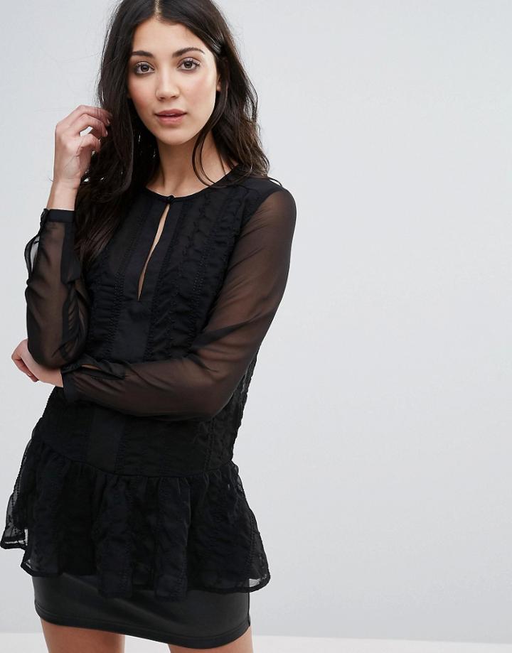 Religion Merge Blouse - Black