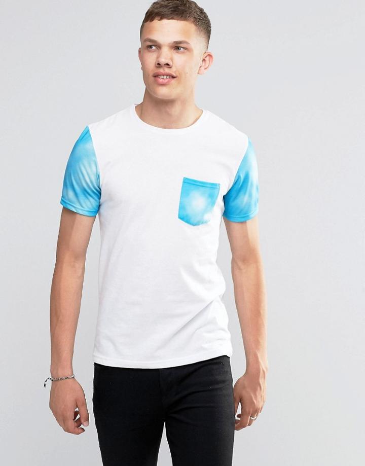 Another Influence Cloud Print T-shirt - White