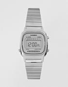 Casio Silver Mini Digital Watch La670wea-7ef - Silver