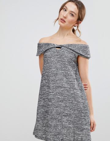 See U Soon Off Shoulder Dress - Black