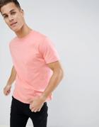 Asos Design Boxy Fit T-shirt In Orange - Orange