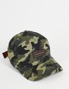 Consigned Taping Baseball Cap In Camo-green