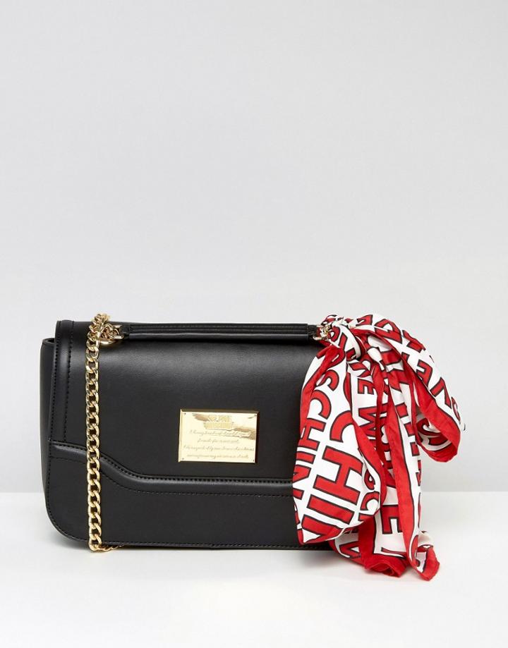 Love Moschino Clutch With Chain - Black