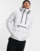 Columbia Kings Crest Pullover Jacket In Gray-grey